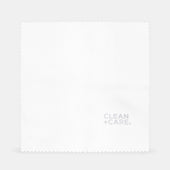 CLEAN+CARE Microfiber Cleaning Cloth unfolded out of packaging