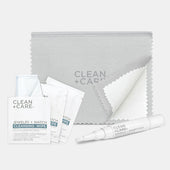 CLEAN+CARE Jewelry + Watch Cleaning Trio included products: (3) Wipes, Jewelry Cleaning Stick and Professional Polishing Cloth