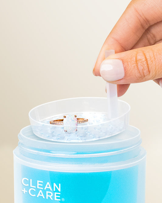 Clean + Care Gentle Jewelry Cleaner in use