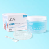 Gentle Jewelry Cleaner with Packaging, Jewelry Dipping Basket & Touchup Brush