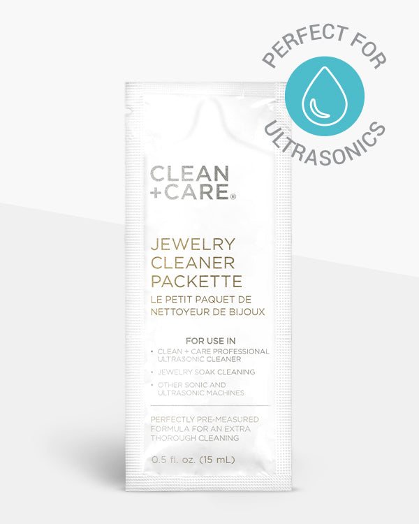 Jewelry Cleaner Packettes | Ultrasonic Jewelry Cleaner – CLEAN+CARE®