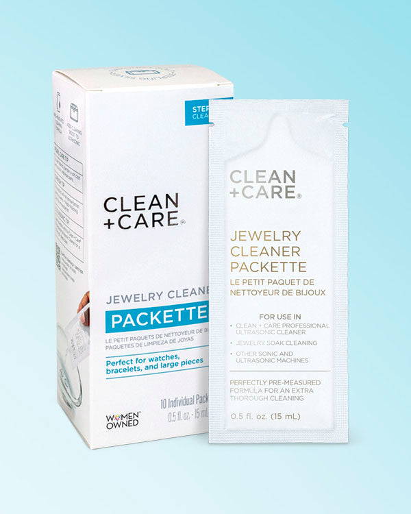 Jewelry Cleaner Packettes with Packaging