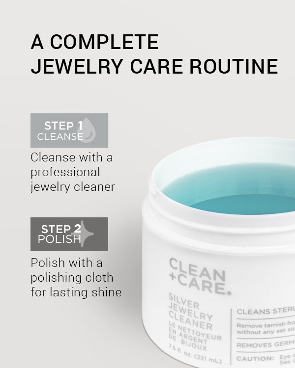 Silver Jewelry Cleaner  Removes Tarnish – Clean + Care®