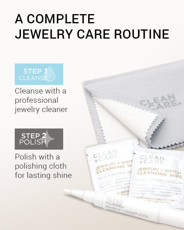 Clean + Care JEWELRY + WATCH CLEANING TRIO 2-step process