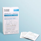 Jewelry + Watch Cleansing Wipes with Packaging